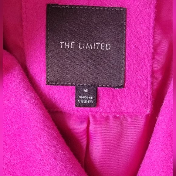 The Limited medium wool blend pink coat - Picture 3 of 6
